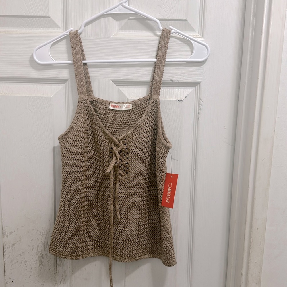 NWT Intempo knitted slee tank size XS